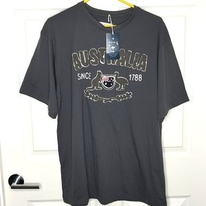NWT Embroidered Australia Tee XL Samsousan